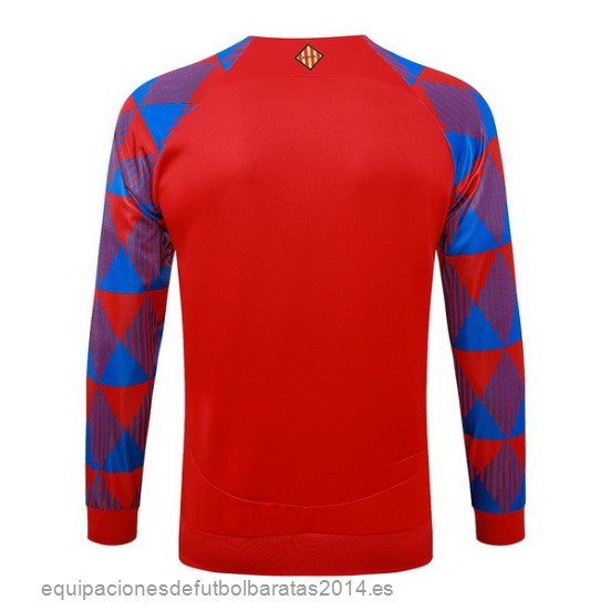 Nuevo Ropa Deportiva Con Cremallera Larga Barcelona 23/24 Rojo Azul Baratas